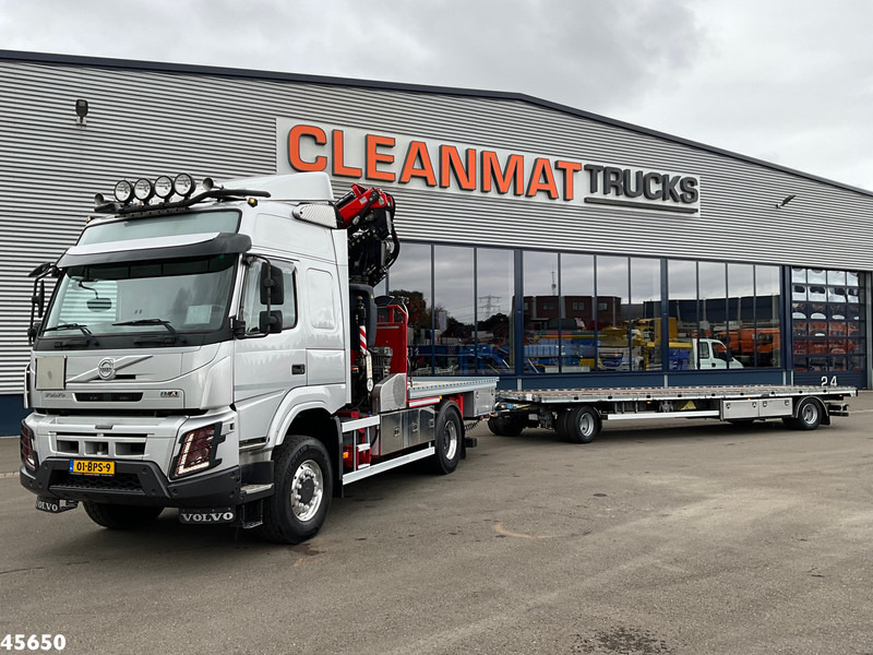 Volvo FMX 500 4x4 Fassi 31 Tonmeter laadkraan + Fly-Jib + Jumbo 2-assige aanhangwagen - Crane truck: picture 1 Volvo FMX 500 4x4 Fassi 31 Tonmeter laadkraan + Fly-Jib + Jumbo 2-assige aanhangwagen - Crane truck: picture 1