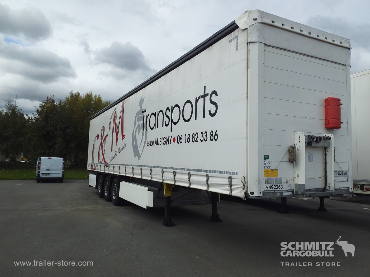SCHMITZ Rideaux Coulissant Standard - Curtainsider semi-trailer: picture 1 SCHMITZ Rideaux Coulissant Standard - Curtainsider semi-trailer: picture 1
