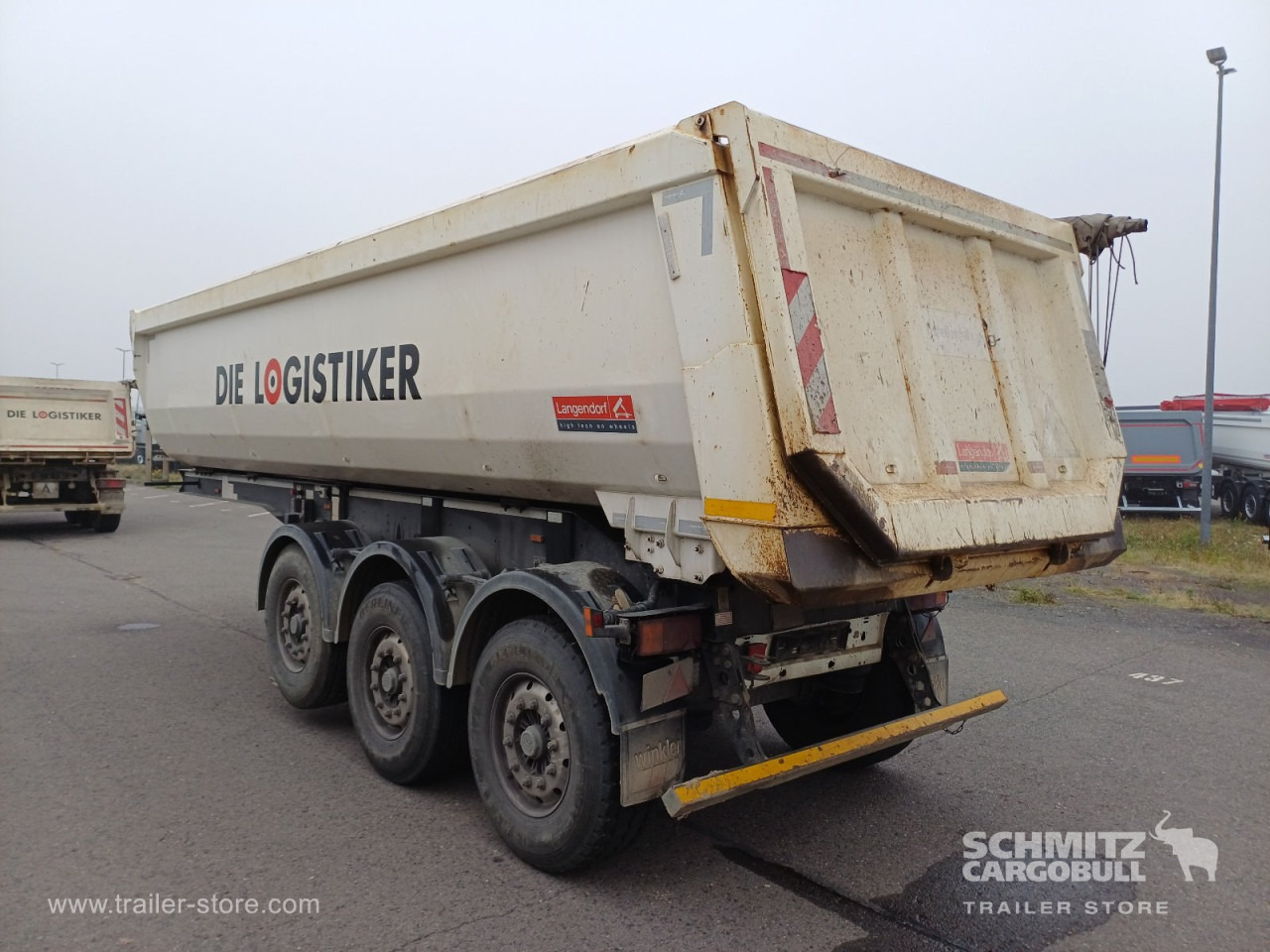 LANGENDORF Auflieger Kipper Stahlrundmulde 24m³ - Tipper semi-trailer: picture 5 LANGENDORF Auflieger Kipper Stahlrundmulde 24m³ - Tipper semi-trailer: picture 5