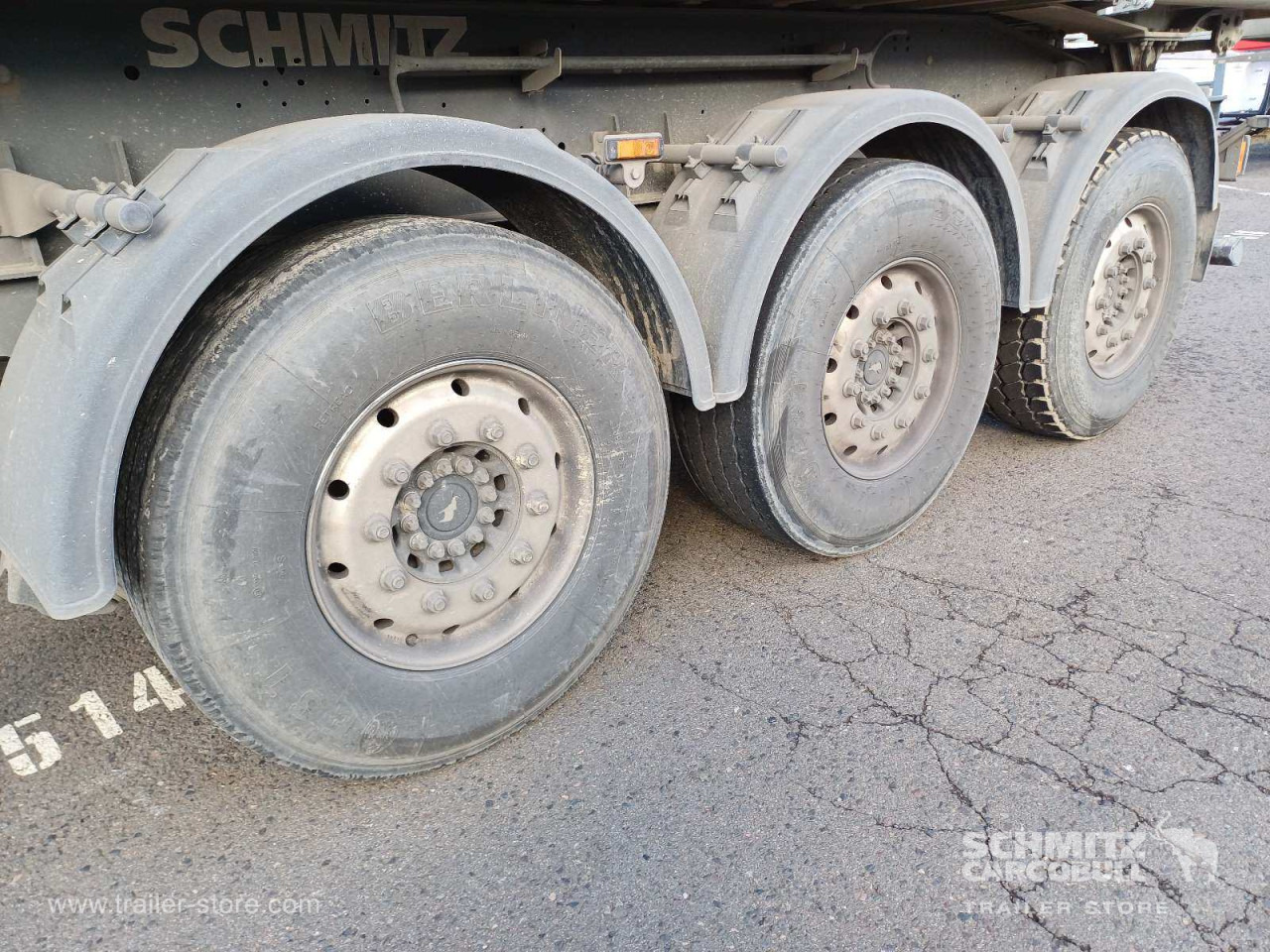 SCHMITZ Auflieger Kipper Alukastenmulde 24m³ - Tipper semi-trailer: picture 2 SCHMITZ Auflieger Kipper Alukastenmulde 24m³ - Tipper semi-trailer: picture 2