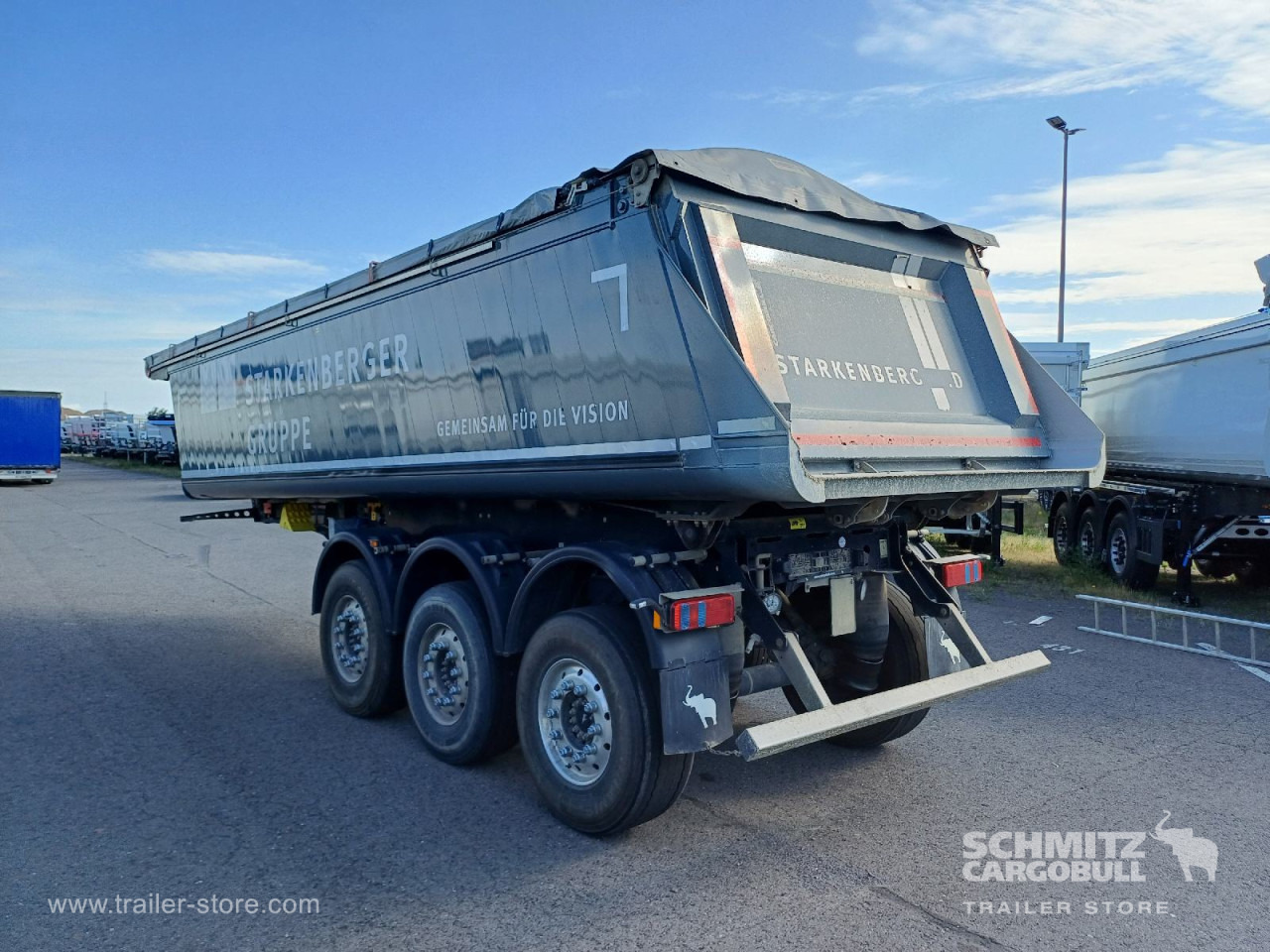 SCHMITZ Auflieger Kipper Alukastenmulde 24m³ - Tipper semi-trailer: picture 5 SCHMITZ Auflieger Kipper Alukastenmulde 24m³ - Tipper semi-trailer: picture 5