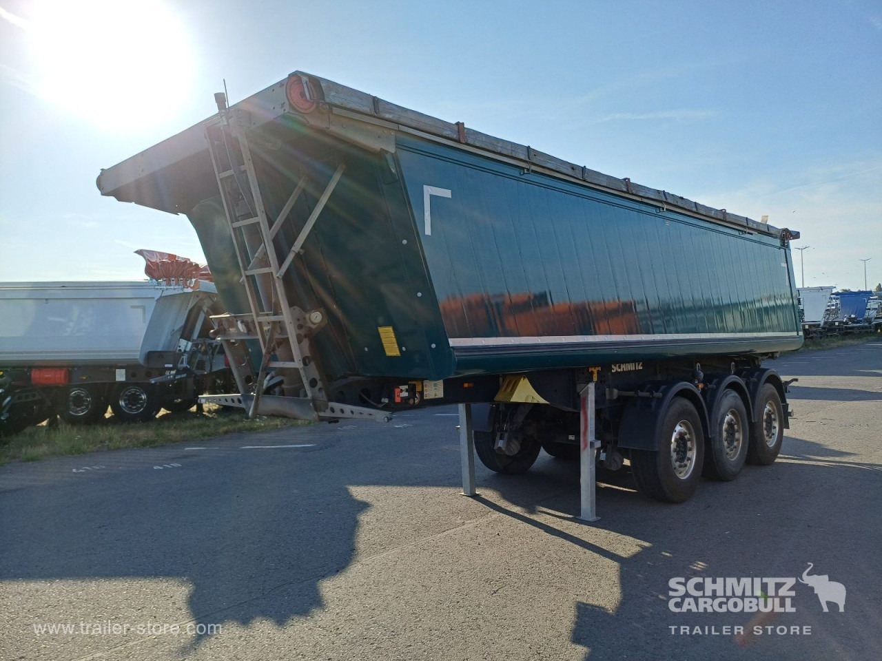 Tipper semi-trailer SCHMITZ Auflieger Kipper Alukastenmulde 27m³: picture 7