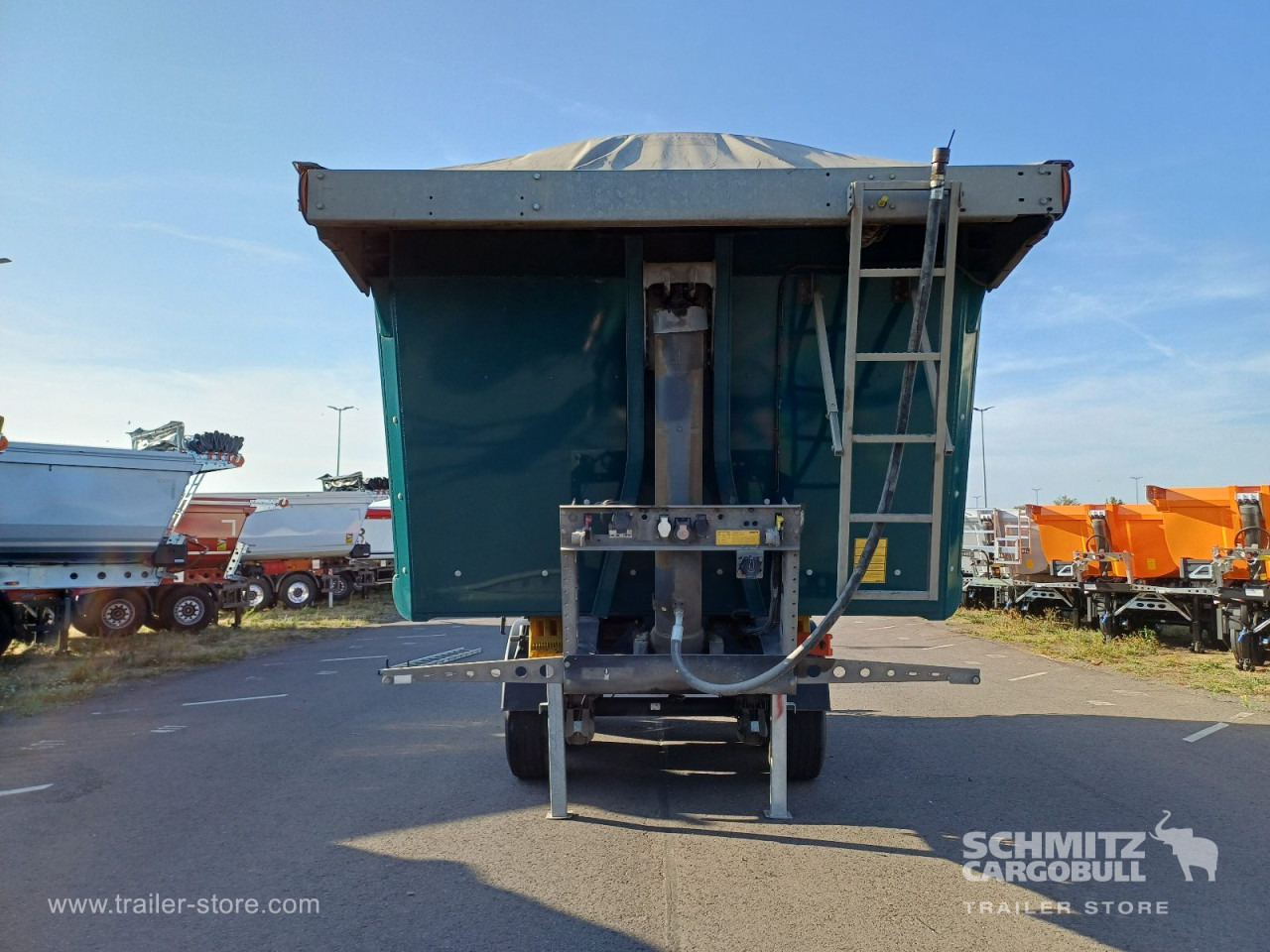 Tipper semi-trailer SCHMITZ Auflieger Kipper Alukastenmulde 27m³: picture 10