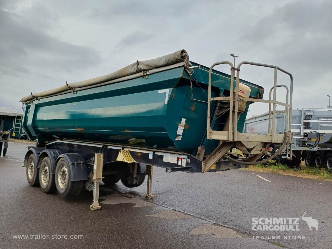 SCHWARZMUELLER Auflieger Kipper Stahlrundmulde 26m³ - Tipper semi-trailer: picture 1 SCHWARZMUELLER Auflieger Kipper Stahlrundmulde 26m³ - Tipper semi-trailer: picture 1
