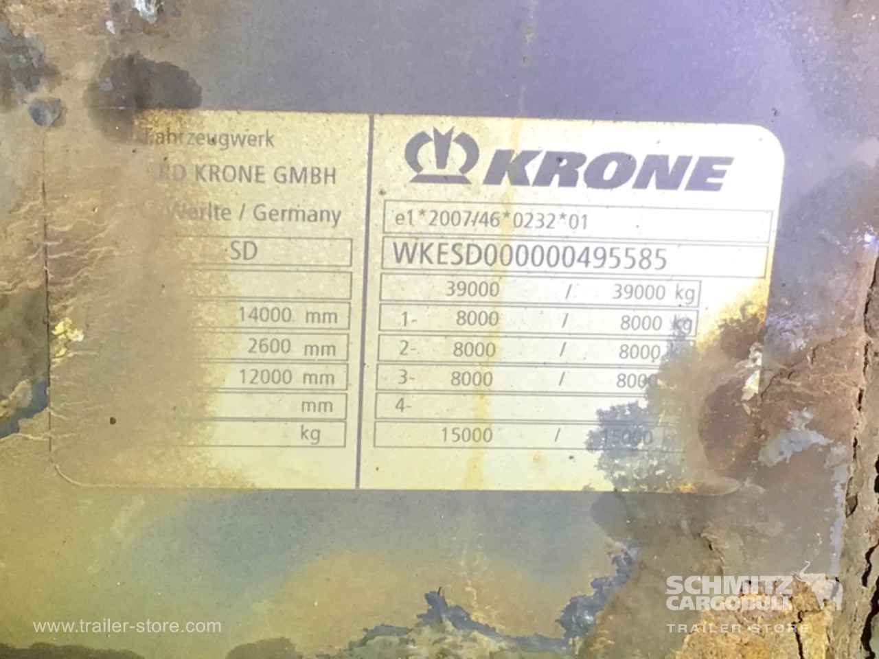 KRONE Reefer Standard Taillift - Isothermal semi-trailer: picture 5 KRONE Reefer Standard Taillift - Isothermal semi-trailer: picture 5