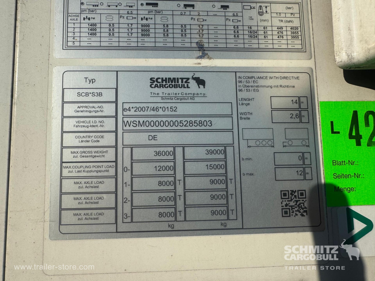 SCHMITZ Reefer Standard - Isothermal semi-trailer: picture 3 SCHMITZ Reefer Standard - Isothermal semi-trailer: picture 3