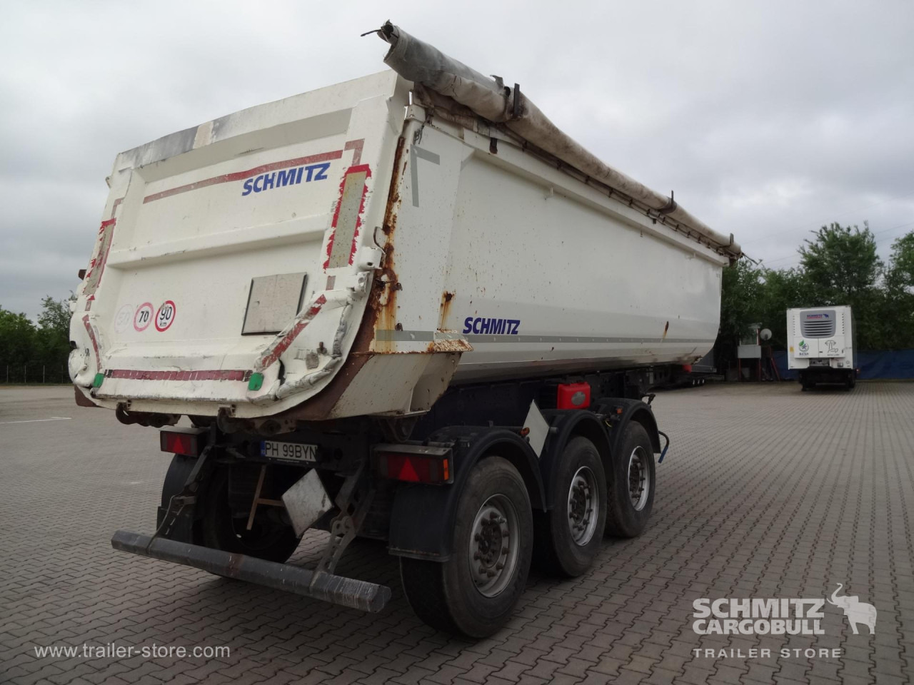 SCHMITZ Tipper Steel half pipe body 28m³ - Tipper semi-trailer: picture 3 SCHMITZ Tipper Steel half pipe body 28m³ - Tipper semi-trailer: picture 3