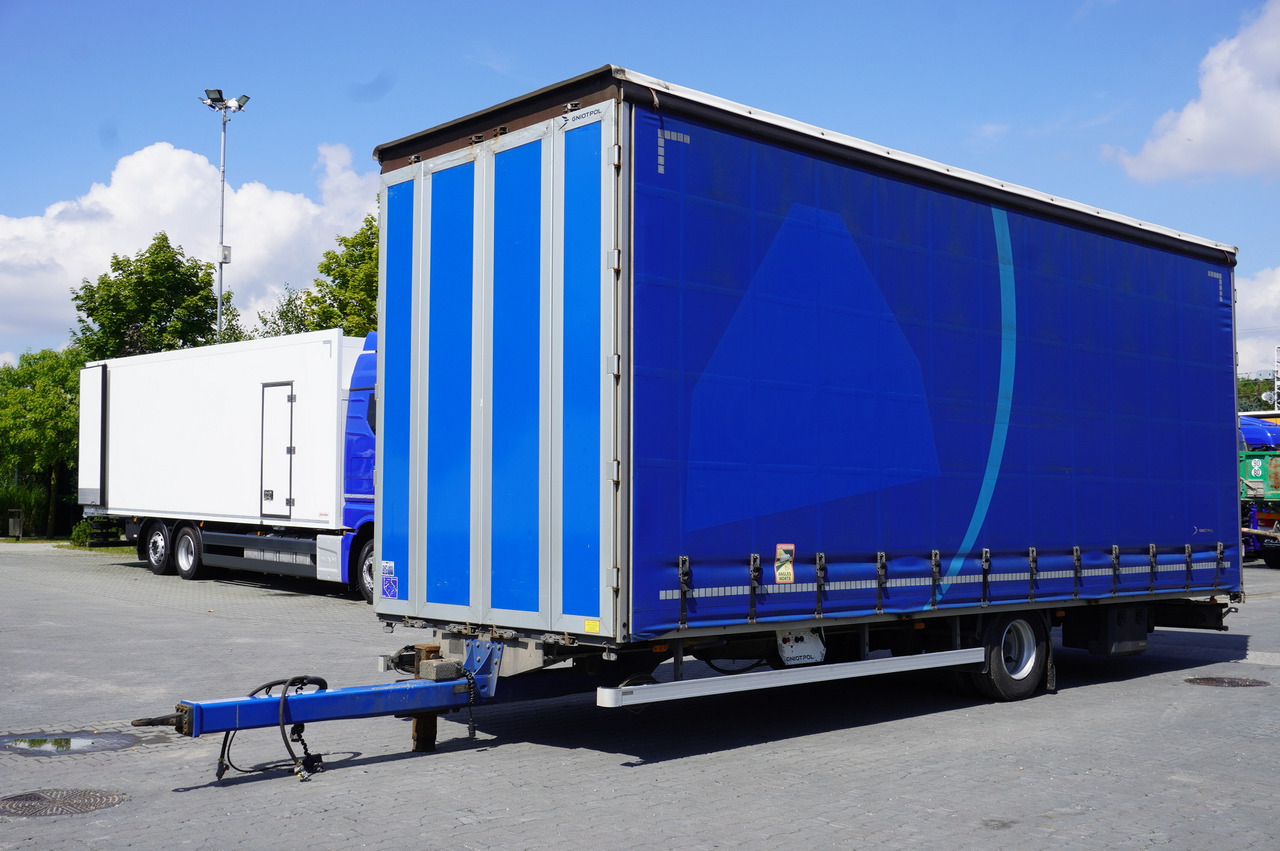 Gniotpol Tandem trailer Gniotpol / 10t / 2018 / 19 pallets - Curtainsider trailer: picture 1 Gniotpol Tandem trailer Gniotpol / 10t / 2018 / 19 pallets - Curtainsider trailer: picture 1
