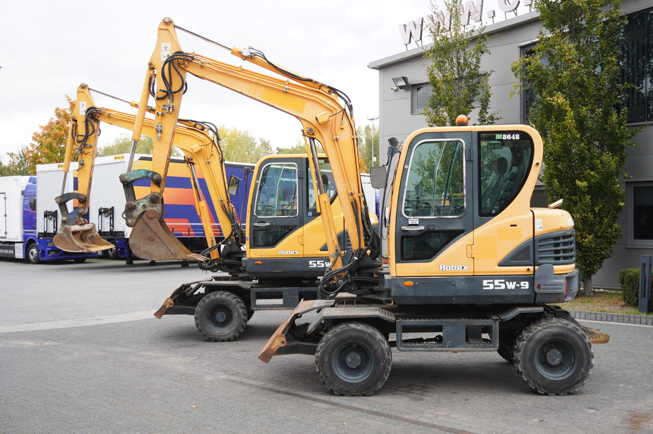 Hyundai Robex 55W-9 Wheeled Excavator 5.5t / 2 unit - Wheel excavator: picture 1 Hyundai Robex 55W-9 Wheeled Excavator 5.5t / 2 unit - Wheel excavator: picture 1