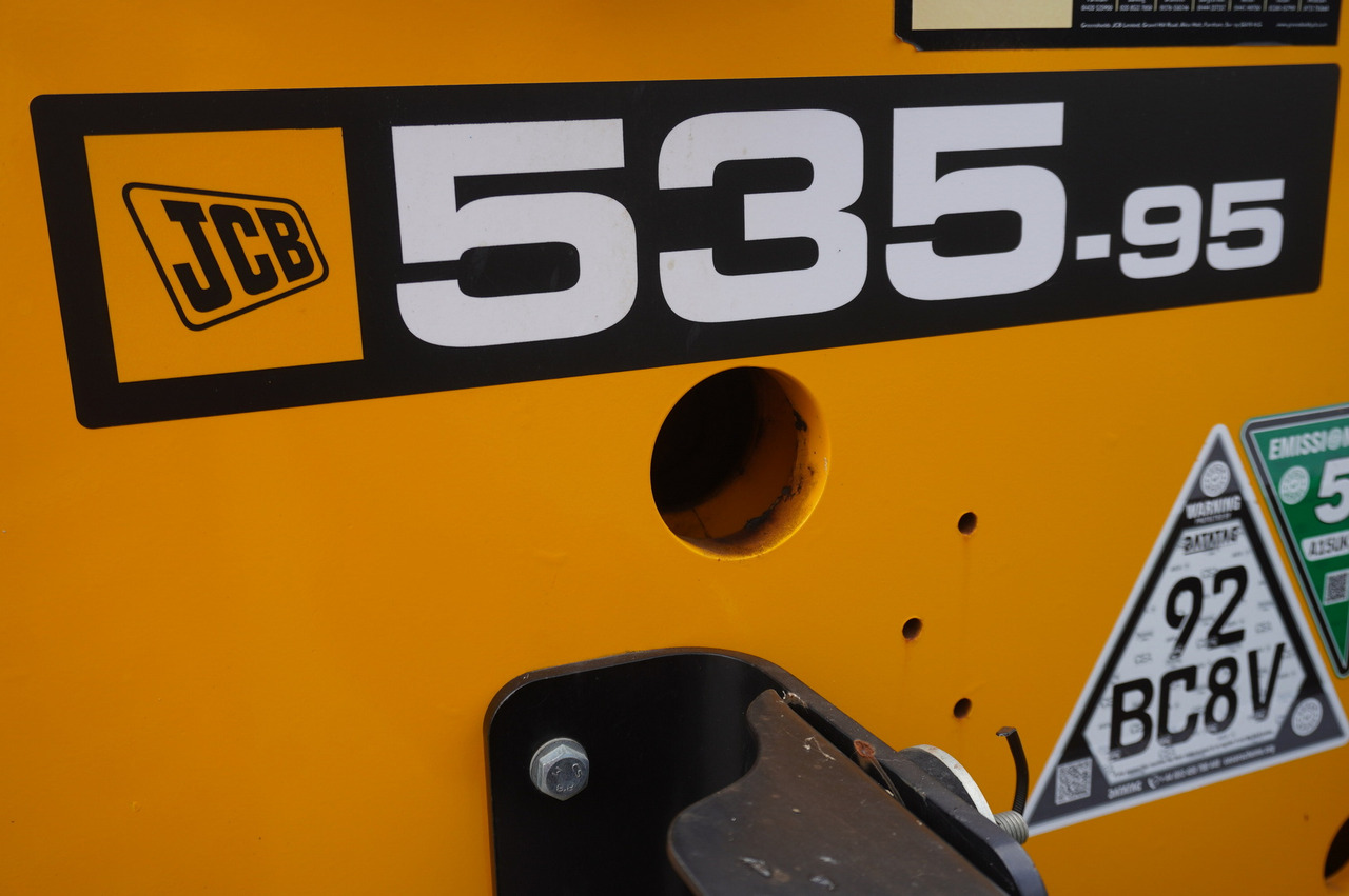 Telescopic wheel loader JCB 535-95 / 3.5 T / range 9.5 m / joystick / 2021: picture 10