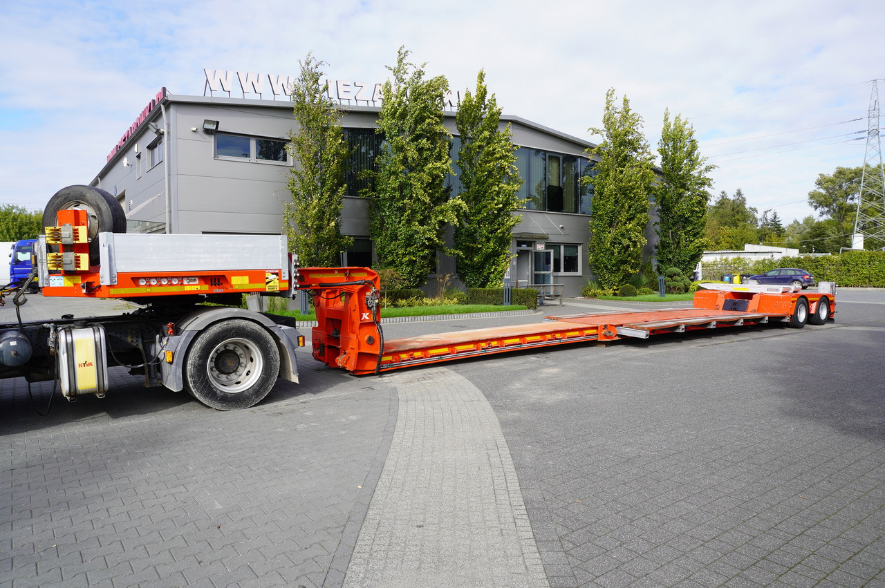 KÄSSBOHRER LB2 TIEF-BETT low loader semi-trailer / 16.5 m / Extendable semi-trailer / steered axles / 2 units - Low loader semi-trailer: picture 3 KÄSSBOHRER LB2 TIEF-BETT low loader semi-trailer / 16.5 m / Extendable semi-trailer / steered axles / 2 units - Low loader semi-trailer: picture 3