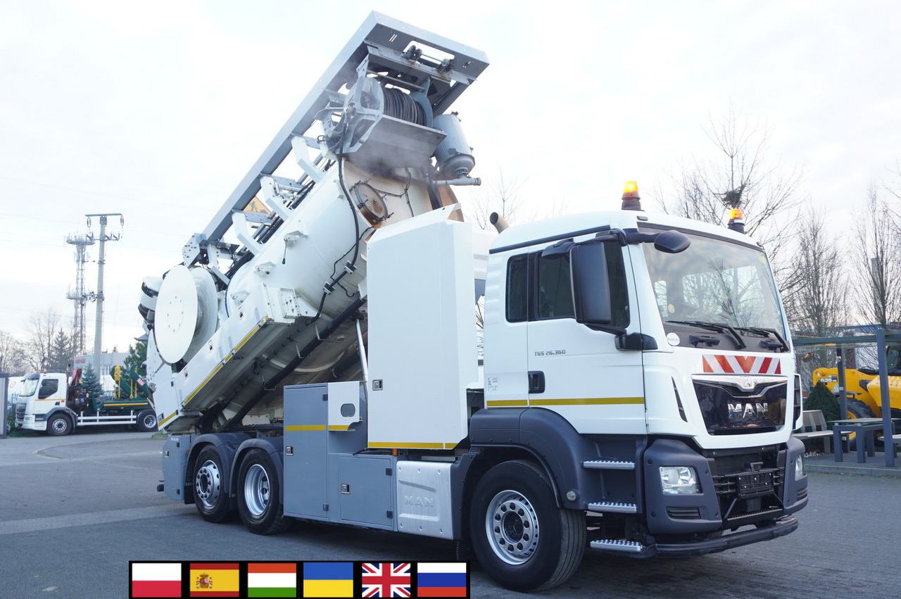 MAN TGS 26.360 E6 / RIVARD sewage cleaner 18 m3 / 130 tho. km / steering axle - Vacuum truck: picture 1 MAN TGS 26.360 E6 / RIVARD sewage cleaner 18 m3 / 130 tho. km / steering axle - Vacuum truck: picture 1