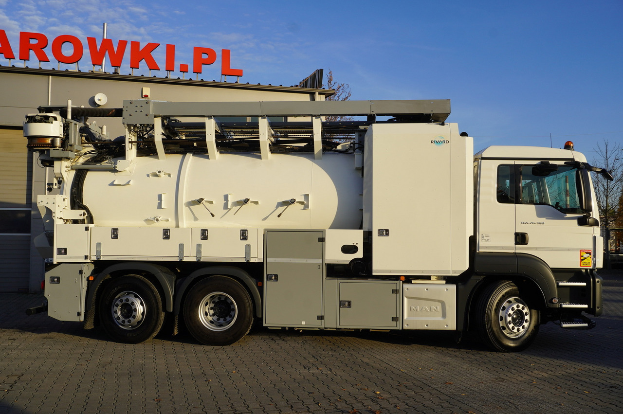 MAN TGS 26.360 E6 / RIVARD sewage cleaner 18 m3 / 180 tho. km / steering axle / 2 units - Vacuum truck: picture 3 MAN TGS 26.360 E6 / RIVARD sewage cleaner 18 m3 / 180 tho. km / steering axle / 2 units - Vacuum truck: picture 3