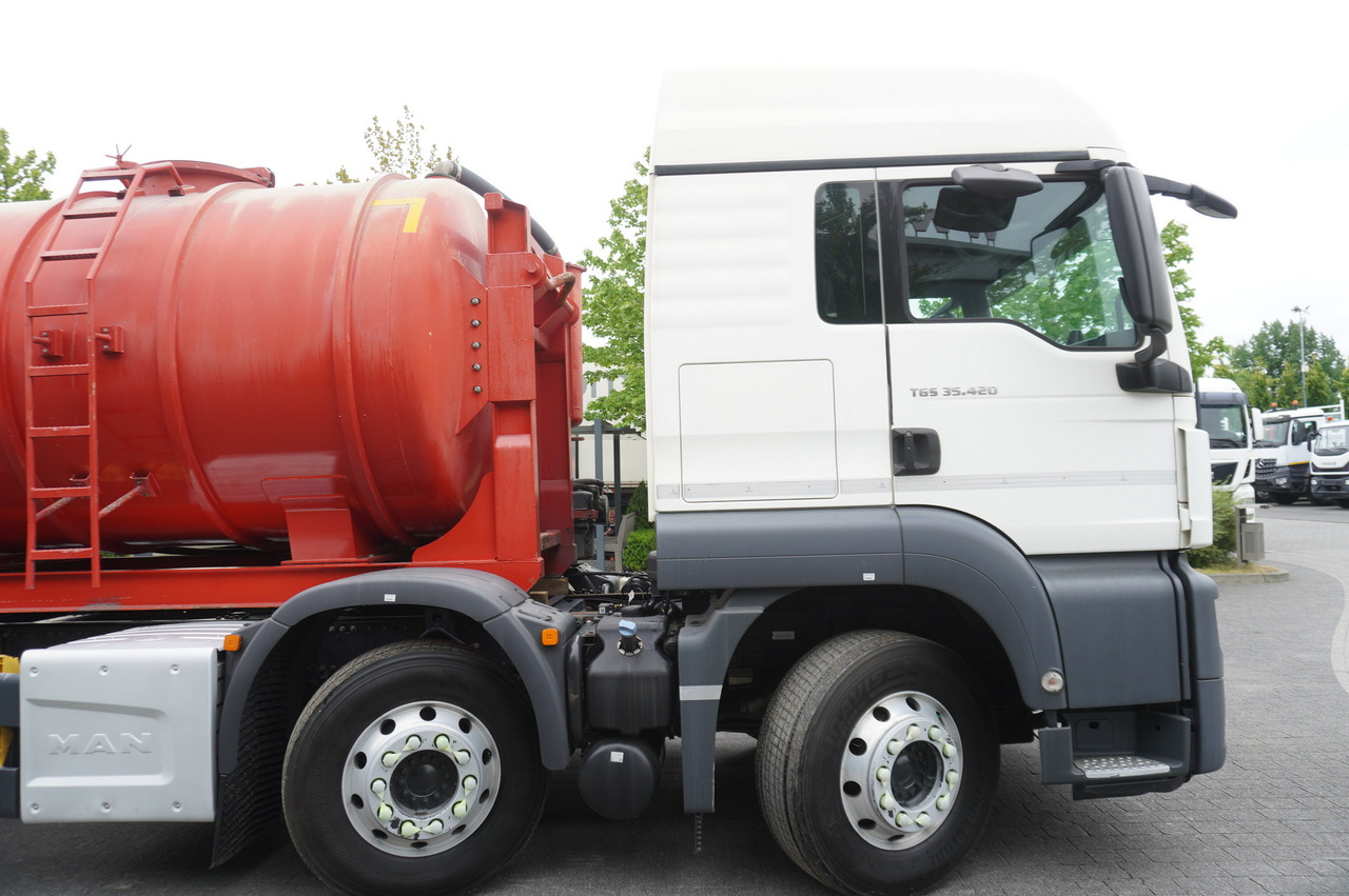Tank truck MAN TGS 35.420 8×2 / NEW septic barrel 13000 L / 3 steered axles: picture 14