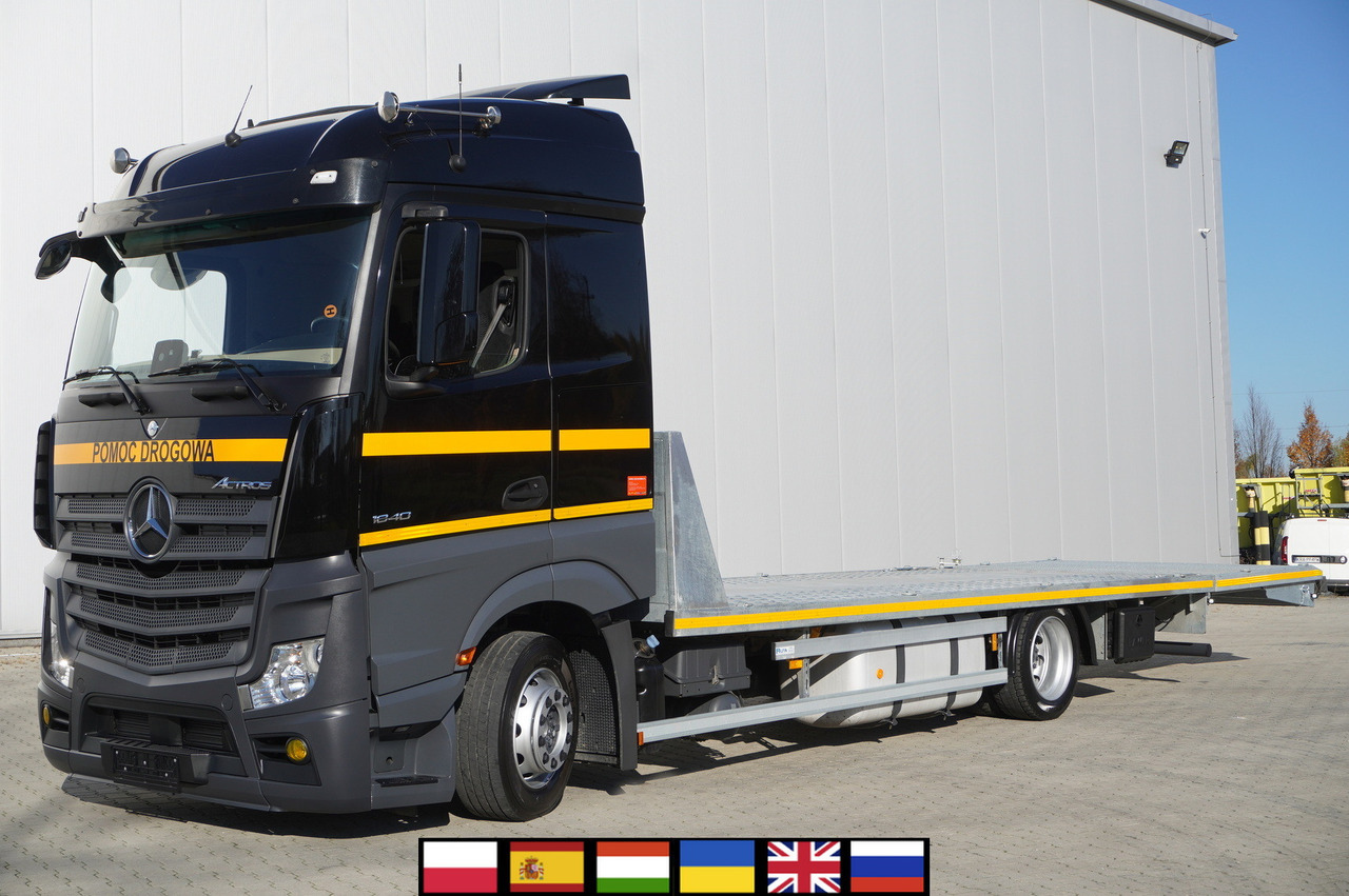 MERCEDES-BENZ Actros 1840 E6 4×2 / NEW Tow Truck platform 9.25 m / Lounge cabin - Autotransporter truck: picture 1 MERCEDES-BENZ Actros 1840 E6 4×2 / NEW Tow Truck platform 9.25 m / Lounge cabin - Autotransporter truck: picture 1