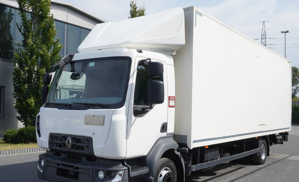 Box truck RENAULT D12 E6 / Container 18 pallets / tail lift: picture 1