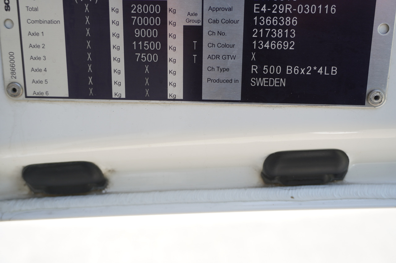 Refrigerator truck for transportation of meat SCANIA R500 Hook-Up Refrigerated Truck KIESLING 20 EPAL / Carrier Supra 1250 Silent: picture 30
