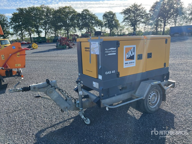 2014 Atlas Copco QAS40 40 kVA Generator Set - Generator set: picture 1 2014 Atlas Copco QAS40 40 kVA Generator Set - Generator set: picture 1