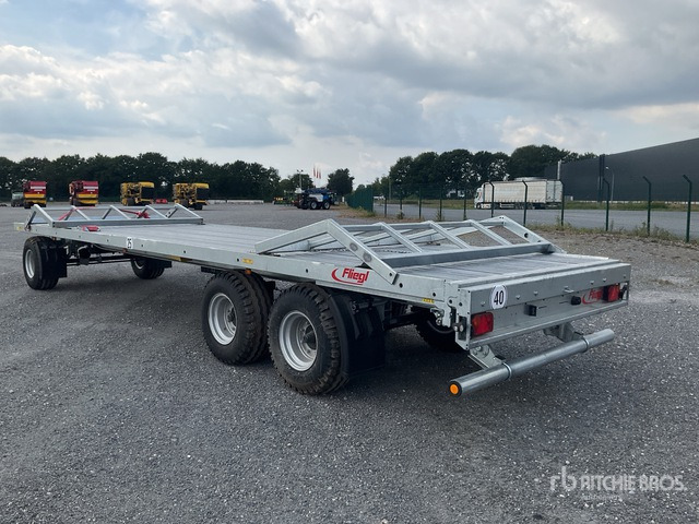 2022 Fliegl DPW180 Tri/A (Unused) Bale Wagon - Farm platform trailer: picture 3 2022 Fliegl DPW180 Tri/A (Unused) Bale Wagon - Farm platform trailer: picture 3