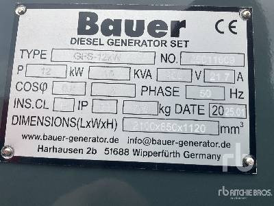 BAUER GENERATOREN GFS-12 ATS 15 kVA (Unused) - Generator set: picture 5 BAUER GENERATOREN GFS-12 ATS 15 kVA (Unused) - Generator set: picture 5
