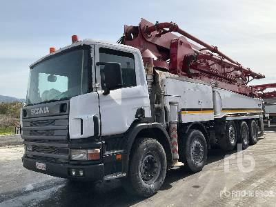 SCANIA PC124 C420 2005 KCP KCP48ZX200 48 m on 10x ... - Concrete pump truck: picture 1 SCANIA PC124 C420 2005 KCP KCP48ZX200 48 m on 10x ... - Concrete pump truck: picture 1