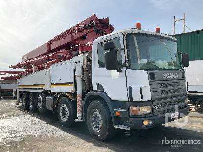 SCANIA PC124 C420 2005 KCP KCP48ZX200 48 m on 10x ... - Concrete pump truck: picture 4 SCANIA PC124 C420 2005 KCP KCP48ZX200 48 m on 10x ... - Concrete pump truck: picture 4