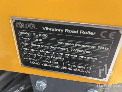 SDLOOL SL1000 (Unused) - Road roller: picture 5 SDLOOL SL1000 (Unused) - Road roller: picture 5