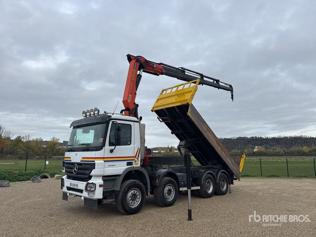 2006 Mercedes-Benz Actros 4154 2006 Palfinger PK27002 8500 kg ... Dump Truck with Crane - Tipper: picture 1 2006 Mercedes-Benz Actros 4154 2006 Palfinger PK27002 8500 kg ... Dump Truck with Crane - Tipper: picture 1