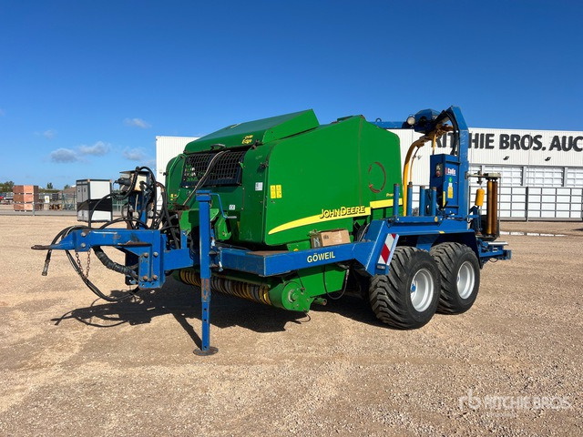 2007 John Deere 578 Enrubanneuse Combination Baler Wrapper - Round baler, Bale wrapper: picture 1 2007 John Deere 578 Enrubanneuse Combination Baler Wrapper - Round baler, Bale wrapper: picture 1