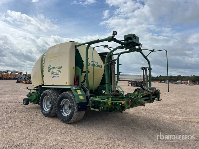 2012 Krone Comprima CV150XC Presse Enrubanneuse 2 Essieux T/A Round Baler - Round baler: picture 4 2012 Krone Comprima CV150XC Presse Enrubanneuse 2 Essieux T/A Round Baler - Round baler: picture 4