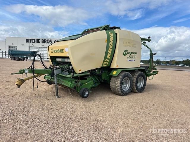 2012 Krone Comprima CV150XC Presse Enrubanneuse 2 Essieux T/A Round Baler - Round baler: picture 2 2012 Krone Comprima CV150XC Presse Enrubanneuse 2 Essieux T/A Round Baler - Round baler: picture 2