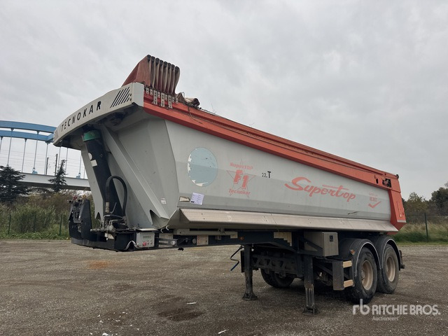 2012 Teknocar T2P T/A Semi-Remorque Benne 2 Essieux End Dump Trailer - Tipper trailer: picture 1 2012 Teknocar T2P T/A Semi-Remorque Benne 2 Essieux End Dump Trailer - Tipper trailer: picture 1