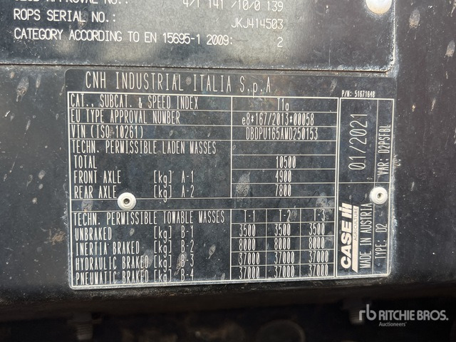 2021 Case IH Puma 165 Tracteur Agricole 4WD Tractor - Farm tractor: picture 3 2021 Case IH Puma 165 Tracteur Agricole 4WD Tractor - Farm tractor: picture 3