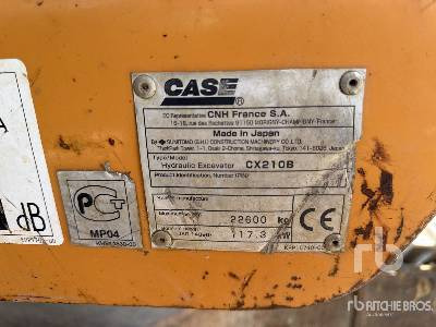 CASE CX210B Pelle Sur Chenilles - Crawler excavator: picture 5 CASE CX210B Pelle Sur Chenilles - Crawler excavator: picture 5