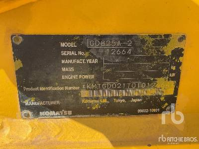 KOMATSU GD825A-2 - Grader: picture 5 KOMATSU GD825A-2 - Grader: picture 5
