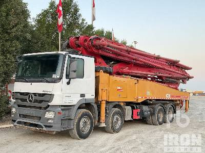 MERCEDES-BENZ ACTROS 4144 2019 Sany SYM5449THB 56 m on 8x ... - Concrete pump truck: picture 1 MERCEDES-BENZ ACTROS 4144 2019 Sany SYM5449THB 56 m on 8x ... - Concrete pump truck: picture 1