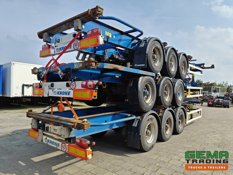 Krone SDC 27 3-assen BPW - DrumBrakes - 4700KG - 2x 20FT 1x 30FT 1x40FT - Package of 3 - NL kentekens - Container transporter/ Swap body semi-trailer: picture 2 Krone SDC 27 3-assen BPW - DrumBrakes - 4700KG - 2x 20FT 1x 30FT 1x40FT - Package of 3 - NL kentekens - Container transporter/ Swap body semi-trailer: picture 2