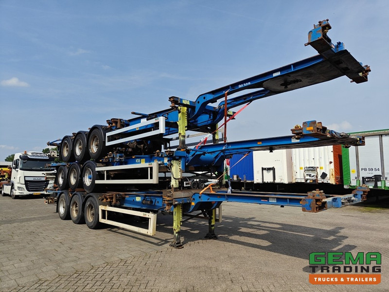 Krone SDC 27 3-assen BPW - DrumBrakes - 4700KG - 2x 20FT 1x 30FT 1x40FT - Package of 3 - NL kentekens - Container transporter/ Swap body semi-trailer: picture 3 Krone SDC 27 3-assen BPW - DrumBrakes - 4700KG - 2x 20FT 1x 30FT 1x40FT - Package of 3 - NL kentekens - Container transporter/ Swap body semi-trailer: picture 3