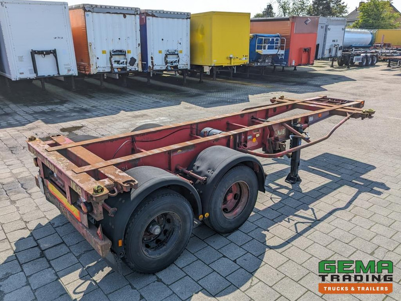 Krone SZC 20FT 2-Assen ROR - STEEL Suspension - DOUBLE tires - DrumBrakes (O1869) - Container transporter/ Swap body semi-trailer: picture 4 Krone SZC 20FT 2-Assen ROR - STEEL Suspension - DOUBLE tires - DrumBrakes (O1869) - Container transporter/ Swap body semi-trailer: picture 4