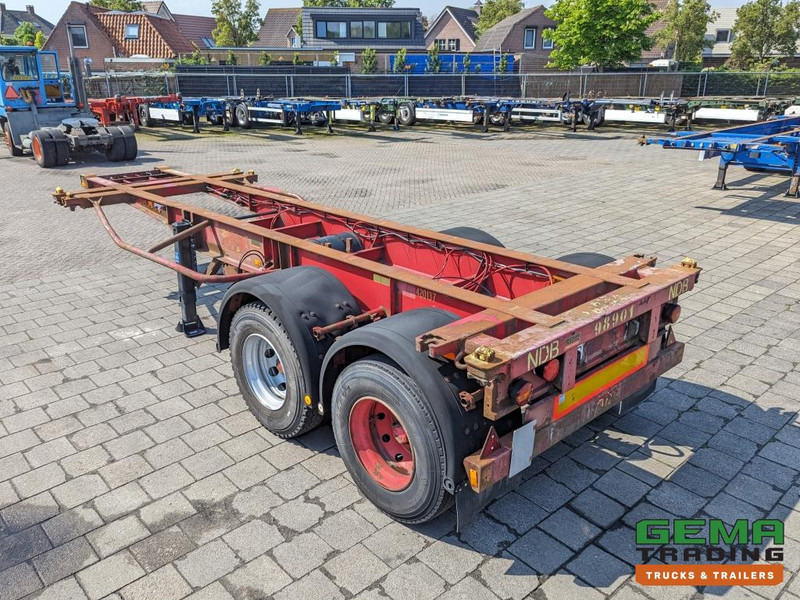 Krone SZC 20FT 2-Assen ROR - STEEL Suspension - DOUBLE tires - DrumBrakes (O1869) - Container transporter/ Swap body semi-trailer: picture 1 Krone SZC 20FT 2-Assen ROR - STEEL Suspension - DOUBLE tires - DrumBrakes (O1869) - Container transporter/ Swap body semi-trailer: picture 1