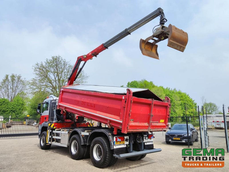MAN TGS 26.400 6x6 4 Daycab Euro4 - HMF1643Z2 - Hyva 2-Zijdige Kipper 5.4m. - REBUILT ENGINE - TOP! (V584) - Tipper, Crane truck: picture 5 MAN TGS 26.400 6x6 4 Daycab Euro4 - HMF1643Z2 - Hyva 2-Zijdige Kipper 5.4m. - REBUILT ENGINE - TOP! (V584) - Tipper, Crane truck: picture 5