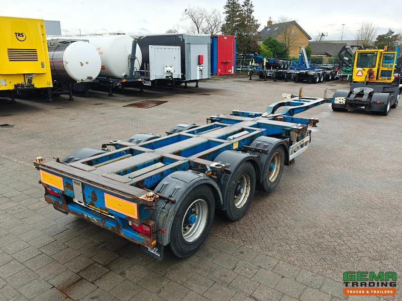 Pacton T3-010 3-Assen BPW - MULTI - Trommelremmen - LiftAs - 3x Uitschuifbaar - 11/2026 APK - Container transporter/ Swap body semi-trailer: picture 1 Pacton T3-010 3-Assen BPW - MULTI - Trommelremmen - LiftAs - 3x Uitschuifbaar - 11/2026 APK - Container transporter/ Swap body semi-trailer: picture 1