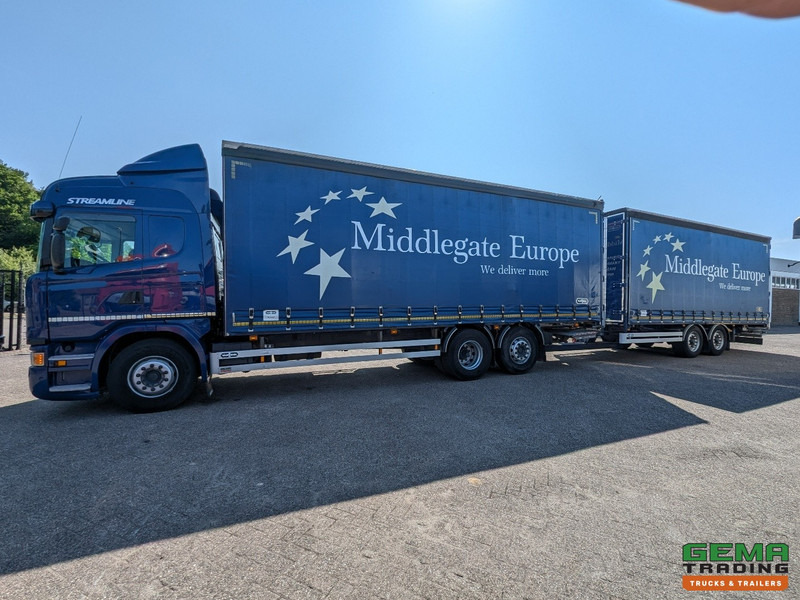 Box truck Scania G410 6x2/4 Streamline Euro6 - Retarder + Van Hool 2-Assige Aanhanger - SchuifzeilenCombi - SmartTachoV2: picture 18