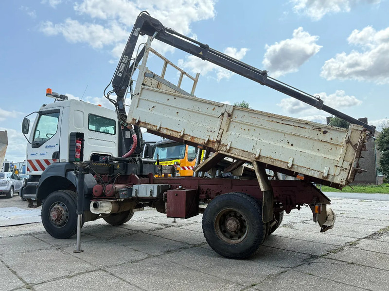 Renault Kerax 400 4X4 Tipper + Hiab 085 Spring/Spring EURO 2 ZF Manual Gearbox - Tipper, Crane truck: picture 3 Renault Kerax 400 4X4 Tipper + Hiab 085 Spring/Spring EURO 2 ZF Manual Gearbox - Tipper, Crane truck: picture 3