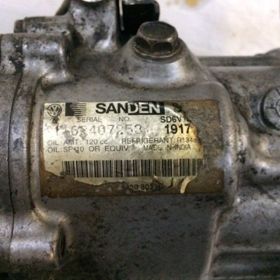 A/C Compressor with electro-magnetic coupling - A/C compressor for Material handling equipment: picture 5 A/C Compressor with electro-magnetic coupling - A/C compressor for Material handling equipment: picture 5