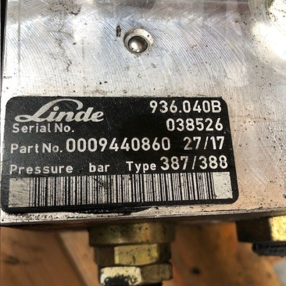 Brake valve for Linde - Hydraulic valve for Material handling equipment: picture 2 Brake valve for Linde - Hydraulic valve for Material handling equipment: picture 2