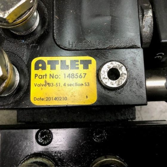 Hydraulic control valve for Unicarriers - Hydraulic valve for Material handling equipment: picture 4 Hydraulic control valve for Unicarriers - Hydraulic valve for Material handling equipment: picture 4