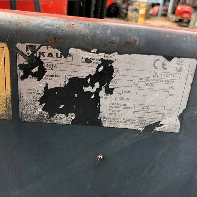 Kaup 360°Rotator fork clamp - Clamp: picture 3 Kaup 360°Rotator fork clamp - Clamp: picture 3