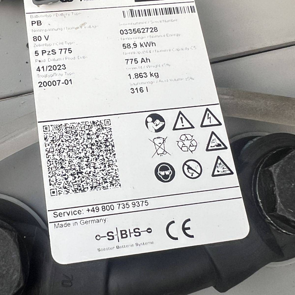 Electric forklift Linde E35/600H (388): picture 15
