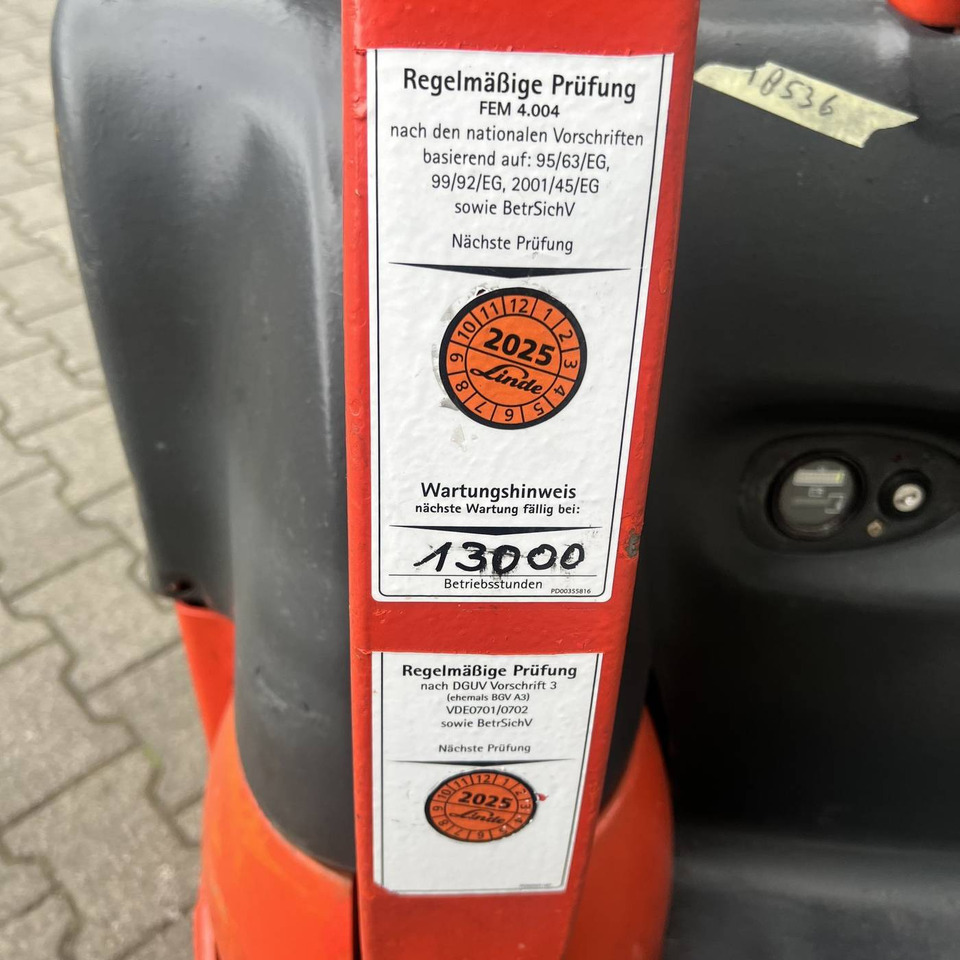 Stacker Linde L10 (379): picture 11